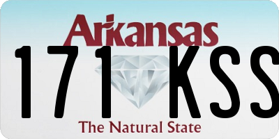 AR license plate 171KSS
