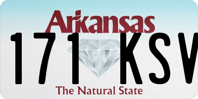 AR license plate 171KSV