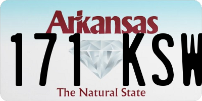 AR license plate 171KSW