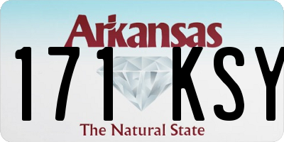 AR license plate 171KSY