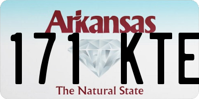 AR license plate 171KTE