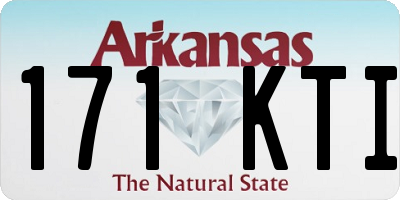 AR license plate 171KTI