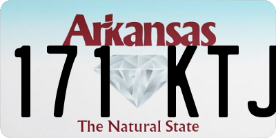 AR license plate 171KTJ