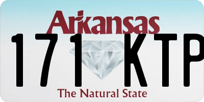 AR license plate 171KTP