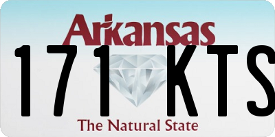 AR license plate 171KTS