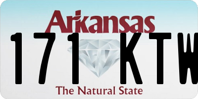 AR license plate 171KTW
