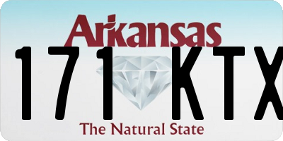 AR license plate 171KTX