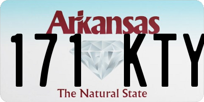 AR license plate 171KTY