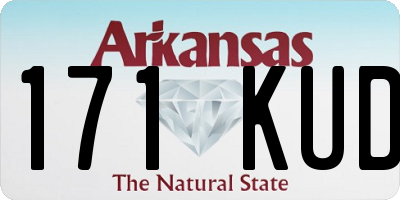 AR license plate 171KUD