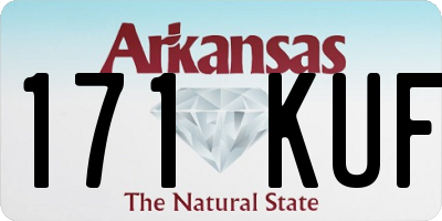 AR license plate 171KUF