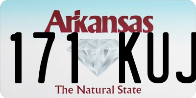 AR license plate 171KUJ