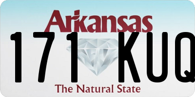 AR license plate 171KUQ
