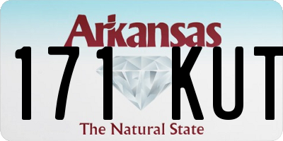 AR license plate 171KUT