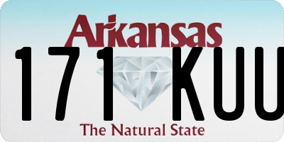 AR license plate 171KUU