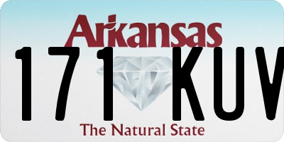 AR license plate 171KUV