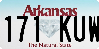 AR license plate 171KUW