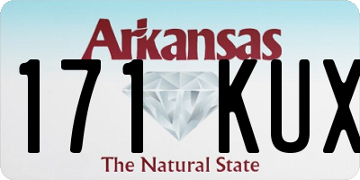 AR license plate 171KUX
