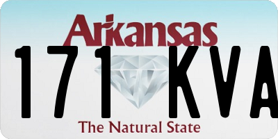 AR license plate 171KVA