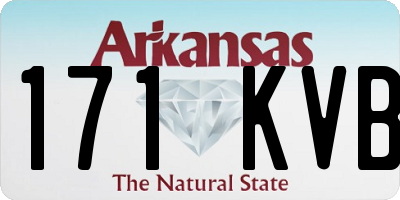 AR license plate 171KVB