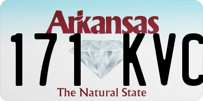 AR license plate 171KVC