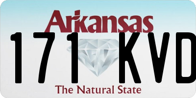 AR license plate 171KVD