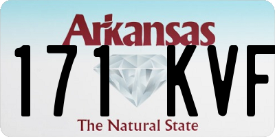AR license plate 171KVF