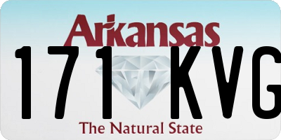 AR license plate 171KVG