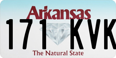 AR license plate 171KVK