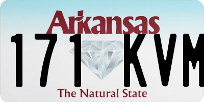 AR license plate 171KVM