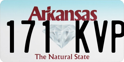 AR license plate 171KVP