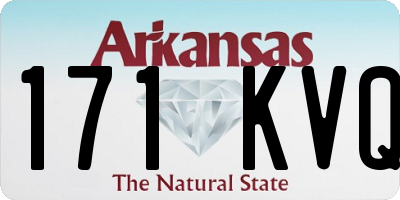 AR license plate 171KVQ