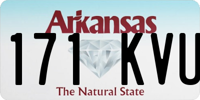 AR license plate 171KVU