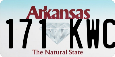 AR license plate 171KWC