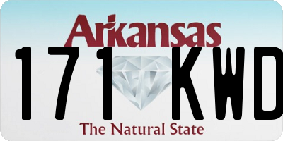 AR license plate 171KWD