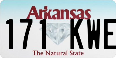 AR license plate 171KWE