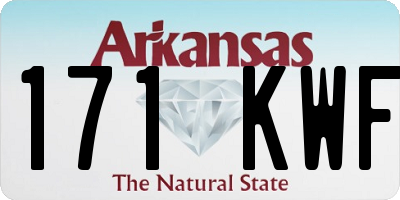 AR license plate 171KWF