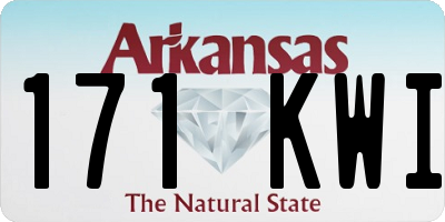 AR license plate 171KWI