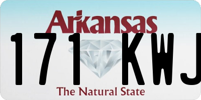 AR license plate 171KWJ