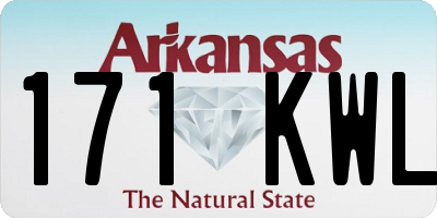 AR license plate 171KWL