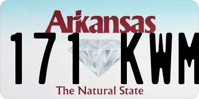 AR license plate 171KWM