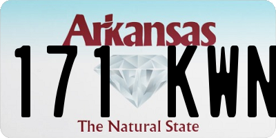 AR license plate 171KWN