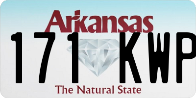 AR license plate 171KWP