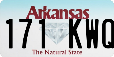AR license plate 171KWQ