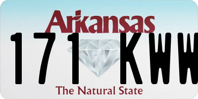 AR license plate 171KWW