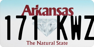 AR license plate 171KWZ