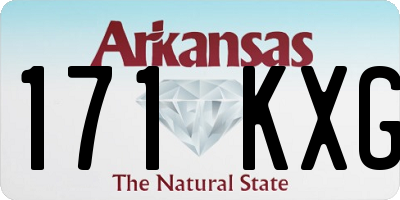 AR license plate 171KXG
