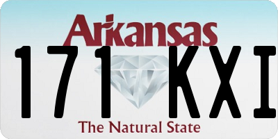 AR license plate 171KXI
