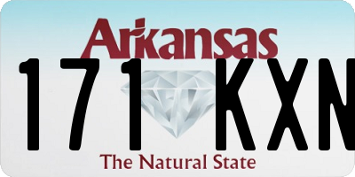 AR license plate 171KXN