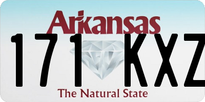 AR license plate 171KXZ