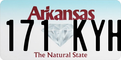 AR license plate 171KYH
